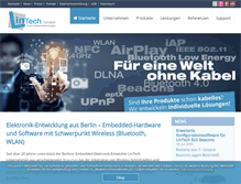 Tablet Screenshot of lintech.de